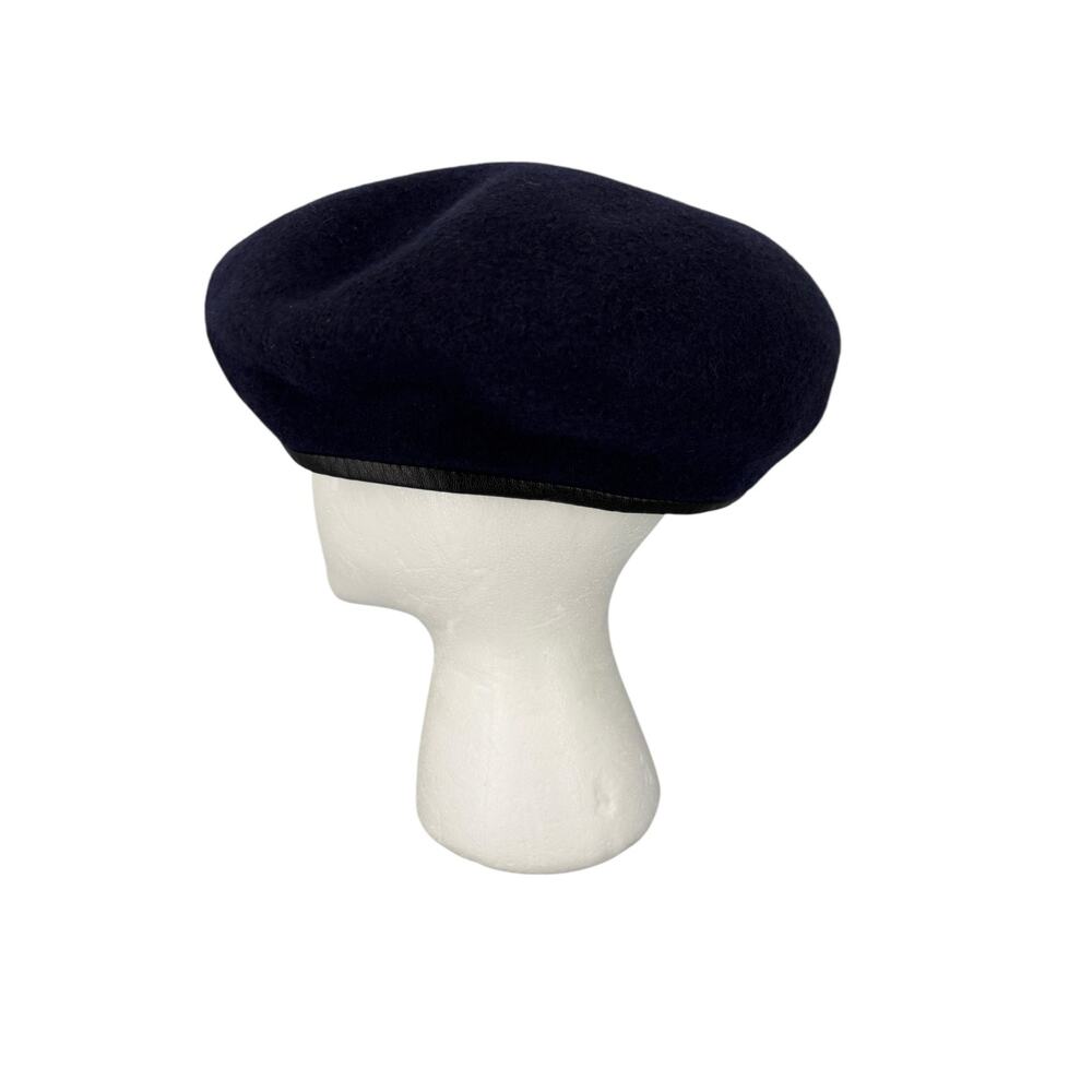 Wool Military Field Beret Mens Medium Size 7.5 Artist